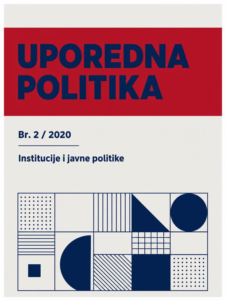 Naslovna strana časopisa Uporedna politika, broj 2 iz 2020. godine