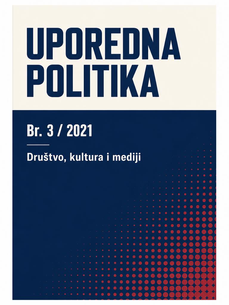 Naslovna strana časopisa Uporedna politika, broj 3 iz 2021. godine