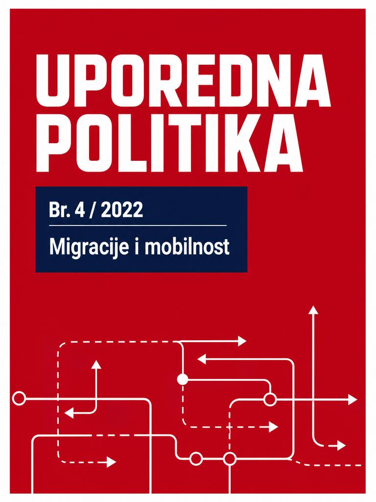 Naslovna strana časopisa Uporedna politika, broj 4 iz 2022. godine